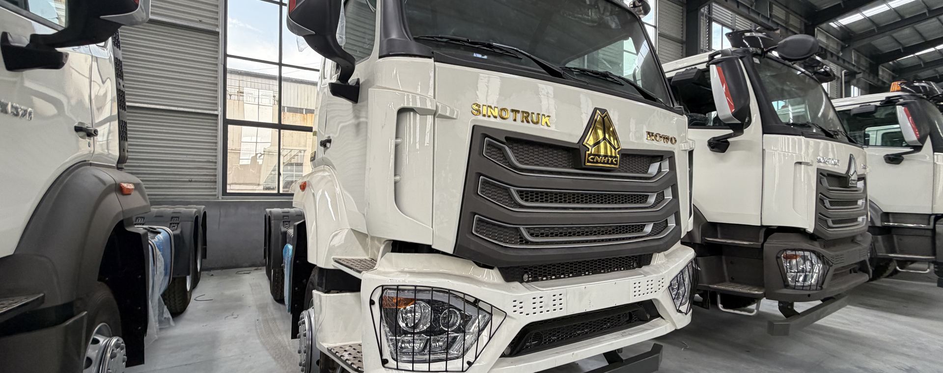 Used commercial vehicles ready for export