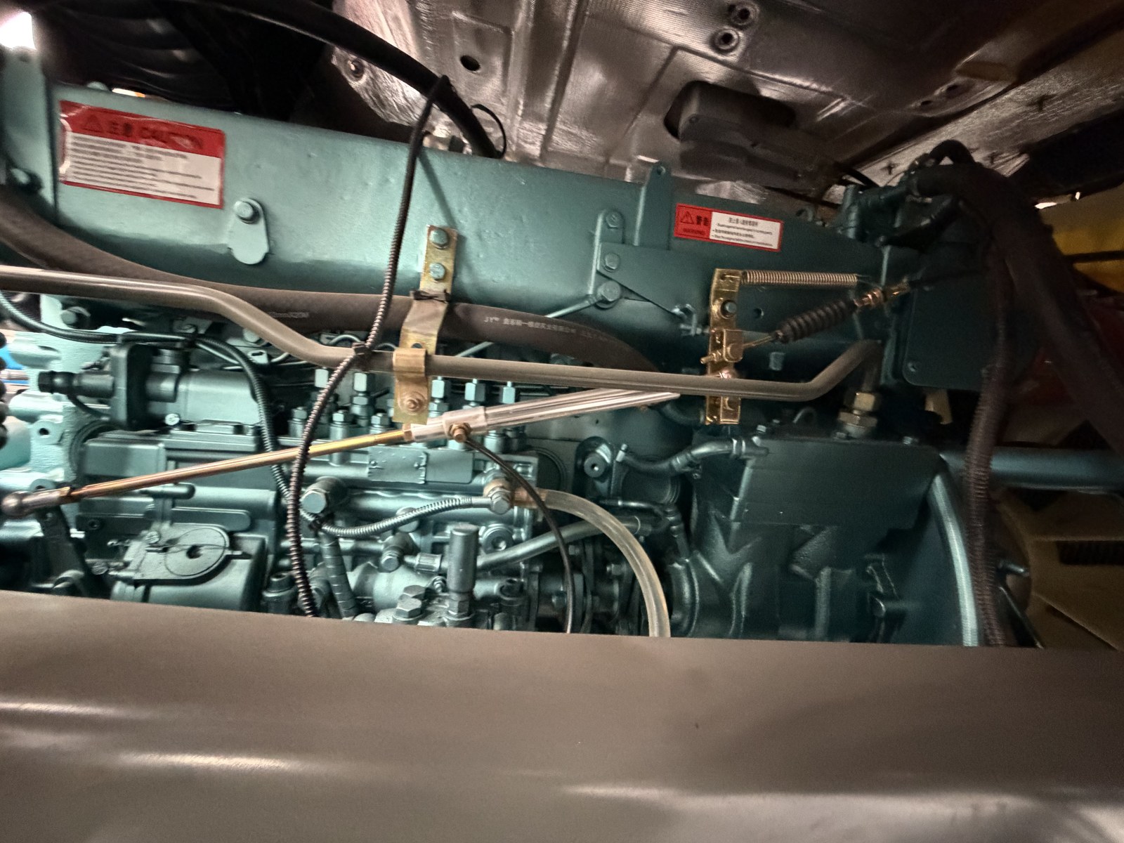 Engine and transmission visual check