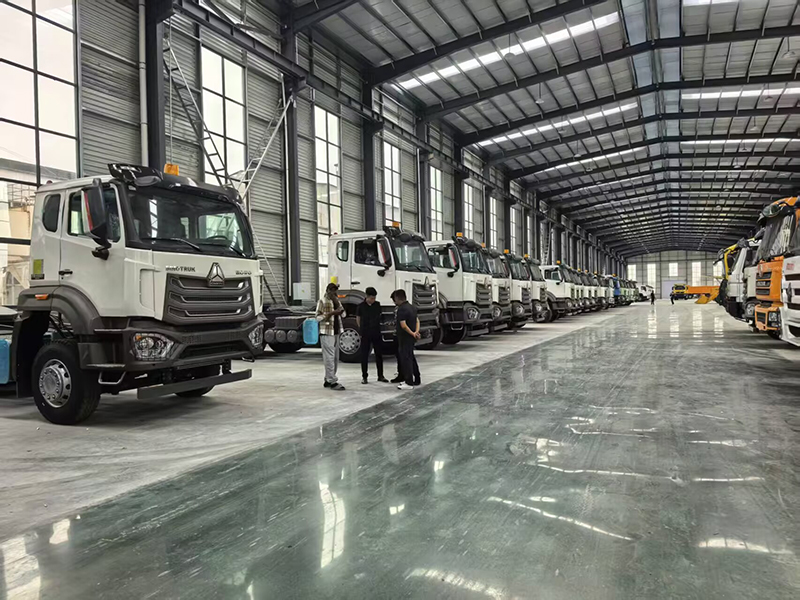 On‑site Inspection of Fully Prepared HOWO Trucks