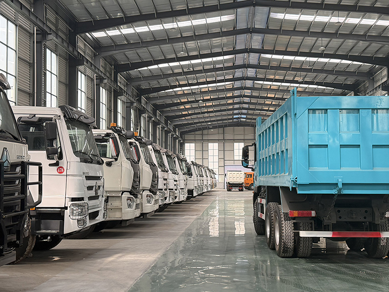No More Exposure to Wind & Rain! Indoor Warehouse Boosts Used Heavy‑Duty T