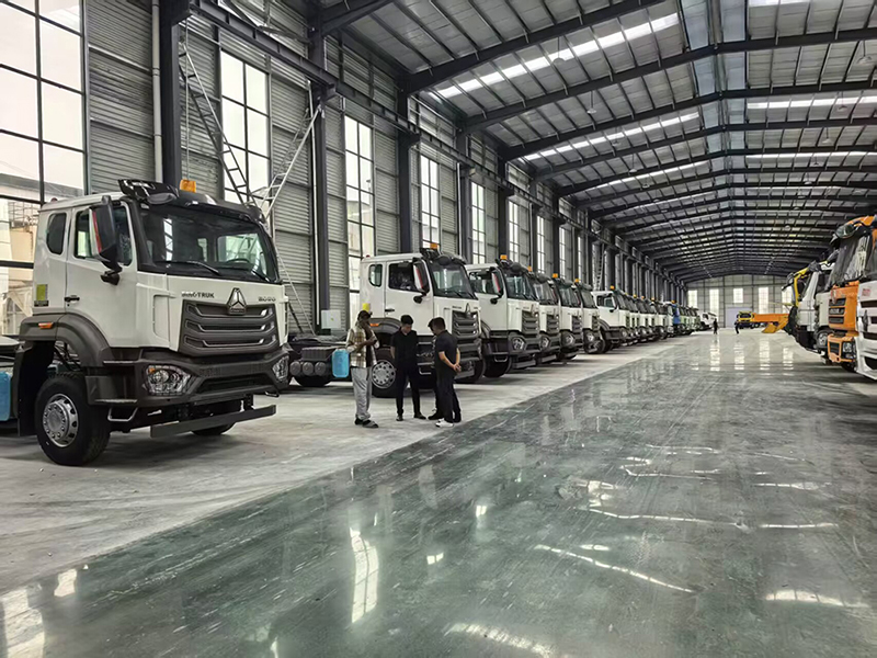 On‑site Inspection of Fully Prepared HOWO Trucks