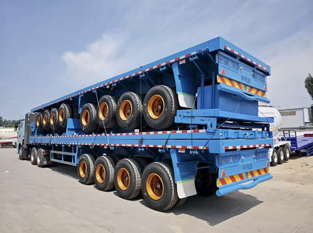 Two Trailers Shipped Stacked! Solve Tough African Roads & High Ocean Freig